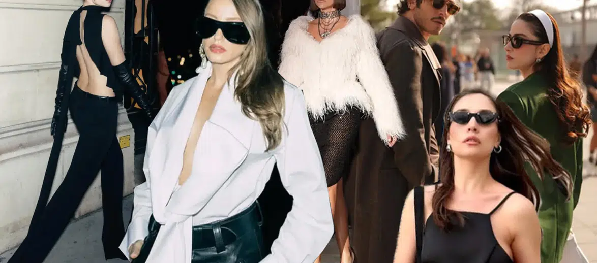 Türk Ünlüler Paris Moda Haftası'nda Şıklık Yarışına Katıldı
