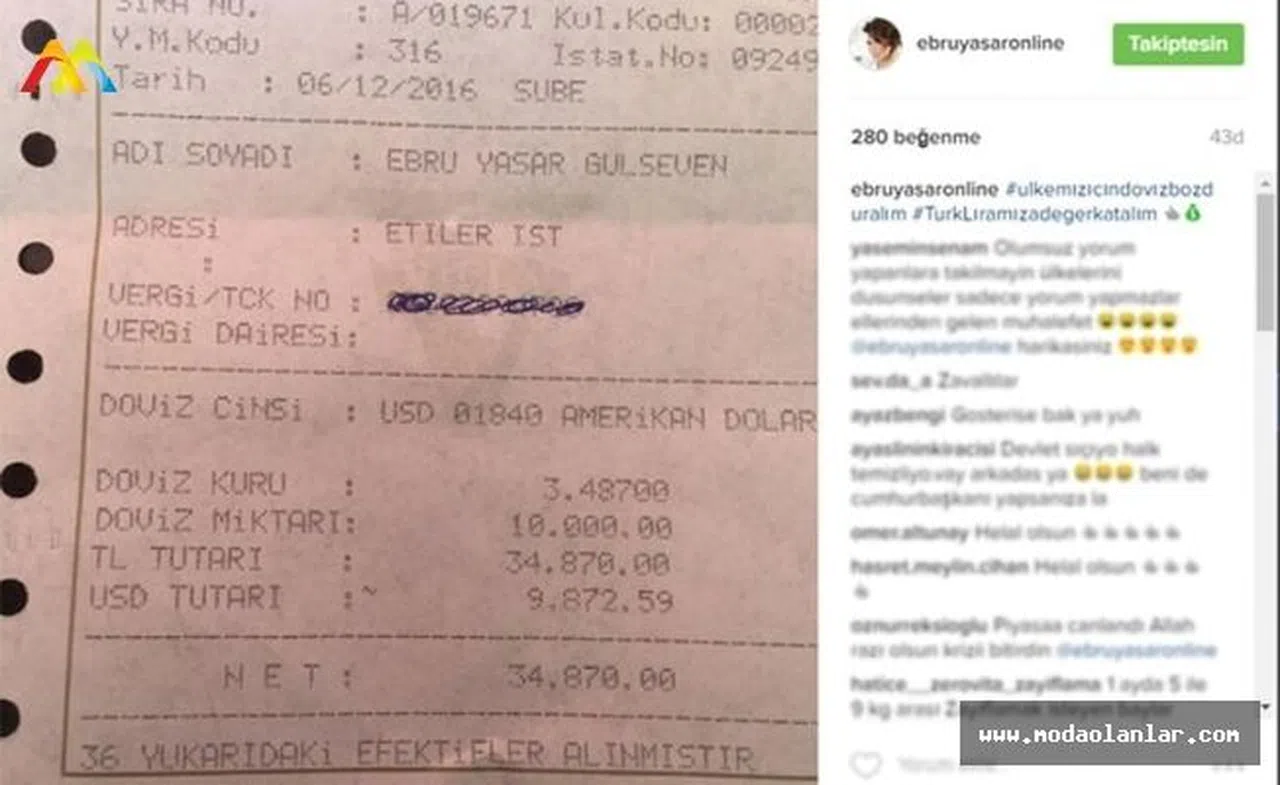 Ebru Yaşar'dan Ekonomiye Destek!