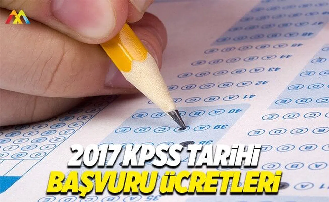 2017 KPSS sınav tarihi ve başvuru ücreti