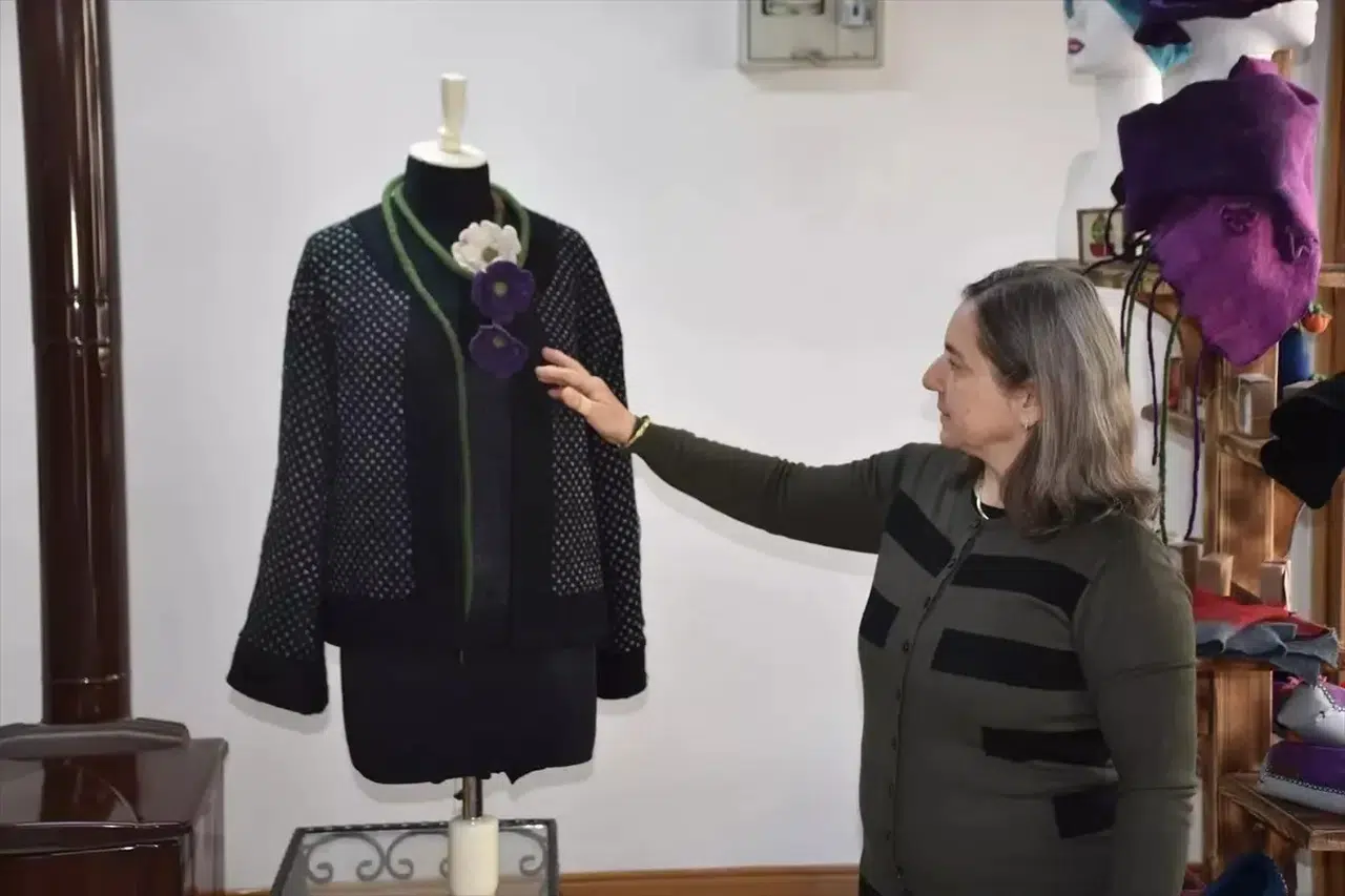 Kadınlar Keçeden Ürünlerle Dünya Pazarına Açılıyor