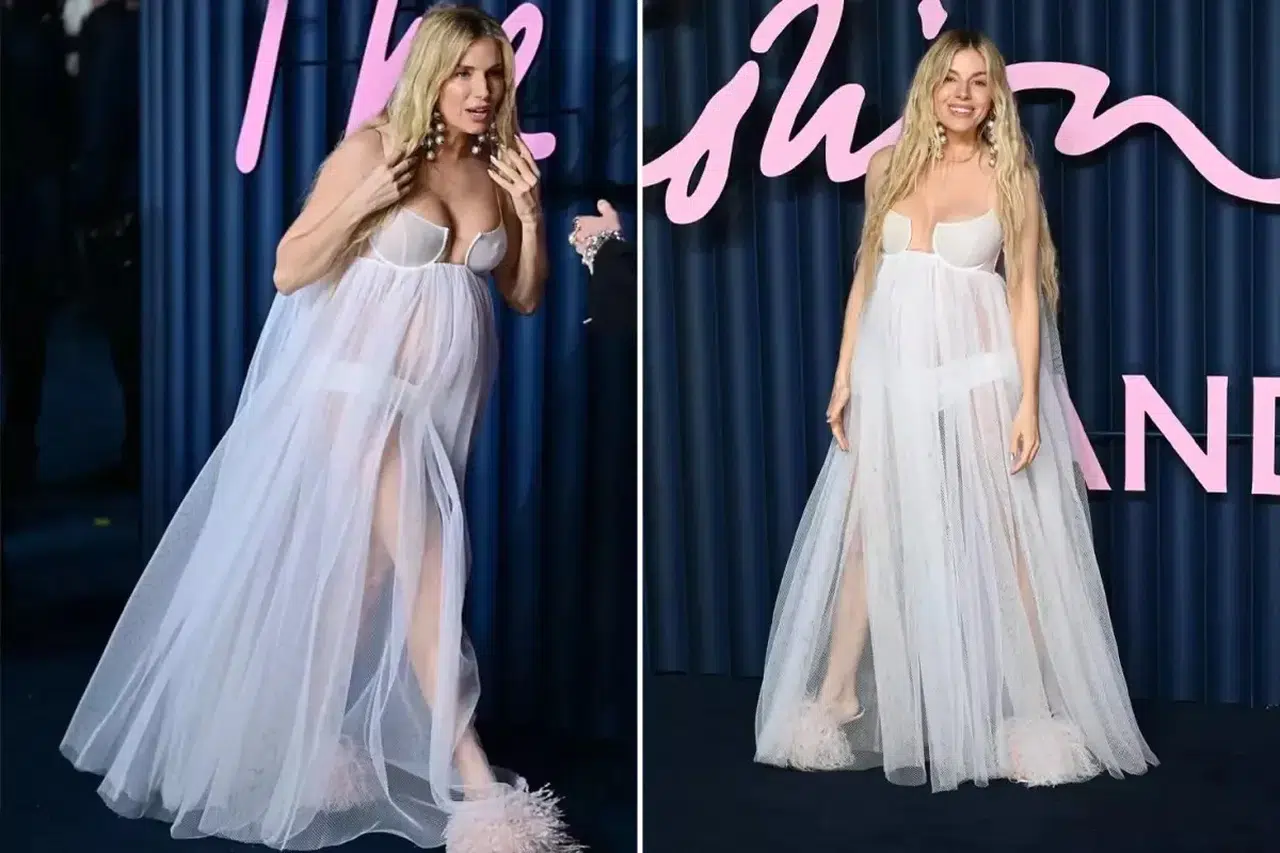 Ünlü Oyuncu Sienna Miller, Hamileliğini Kırmızı Halıda Duyurdu