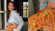Rachel Araz'ın Sıra Dışı Moda Anlayışı: Spagetti Çanta ile Gündemde