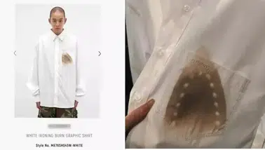 Ütü yanığı baskılı gömlek neden bu kadar pahalı? fiyatı dikkat çekiyor