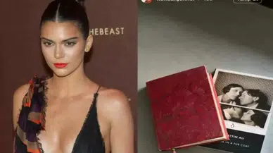 Kendall Jenner, Sabahattin Ali'nin 'Kürk Mantolu Madonna'sını Paylaştı