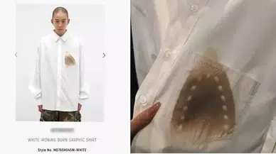 Ütü yanığı baskılı gömlek neden bu kadar pahalı? fiyatı dikkat çekiyor