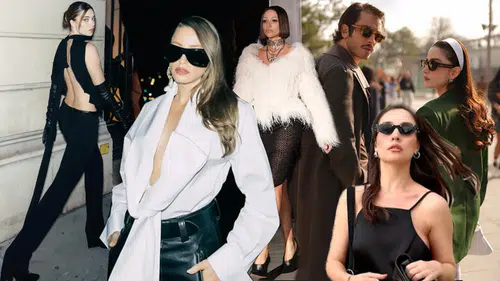 Türk Ünlüler Paris Moda Haftası'nda Şıklık Yarışına Katıldı