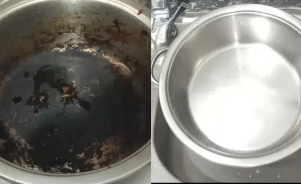 Dibi tutan tencerelere veda! Sadece 3 malzemeyle ilk günkü gibi oluyor