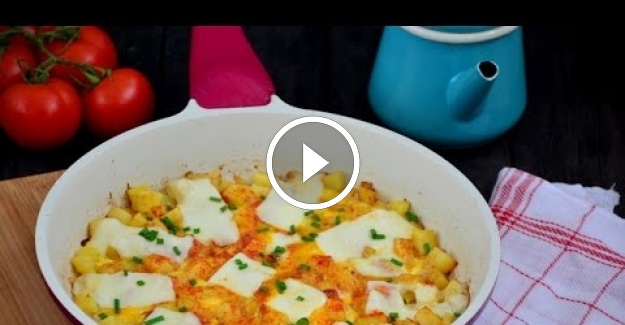Yumurtalı Patates Tarifi ( Çook Pratik Ve Muhteşem Bir Kahvaltılık )