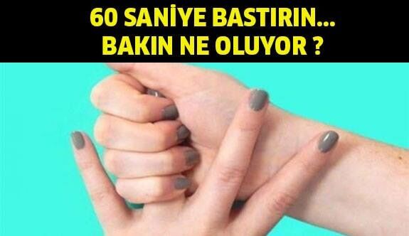 60 Saniyede Ağrılardan Kurtulun! 1