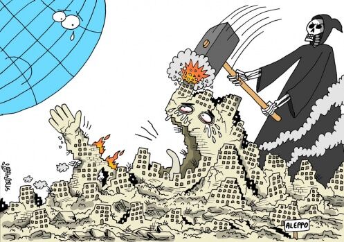 Halep'i  anlatan Karikatürler 12