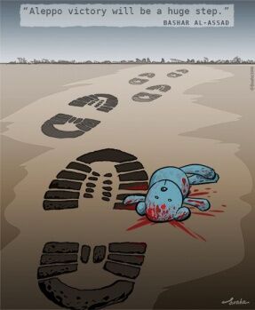 Halep'i  anlatan Karikatürler 14