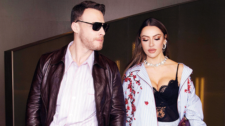 Pijama Modası Milano Moda Haftası'nda Hadise ve Kerem Bürsin ile Göz Doldurdu
